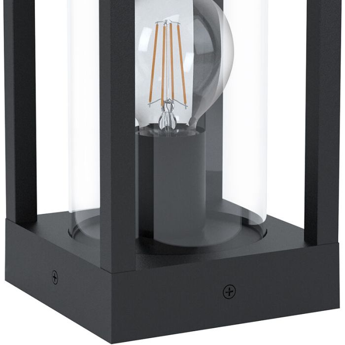 Lampada da esterno nero in alluminio, Laszlo, IP54