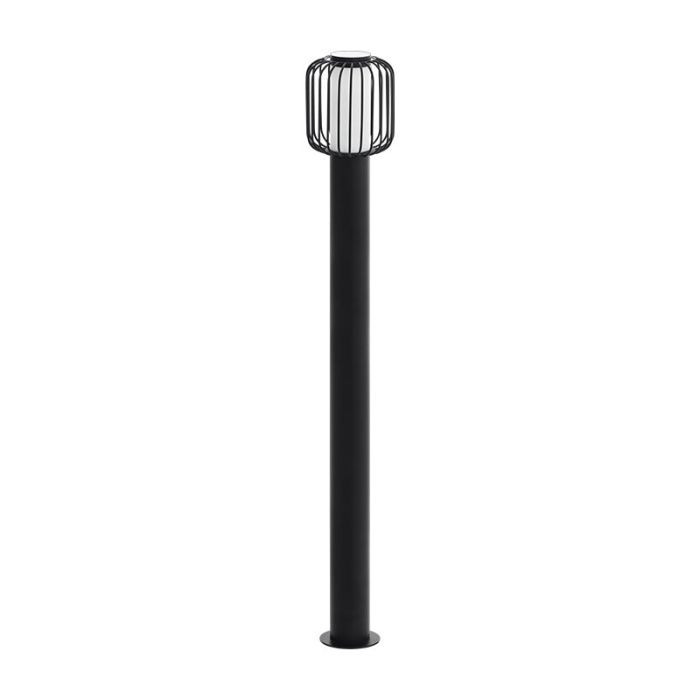 Lampada da esterno nero in acciaio, Latife, IP44
