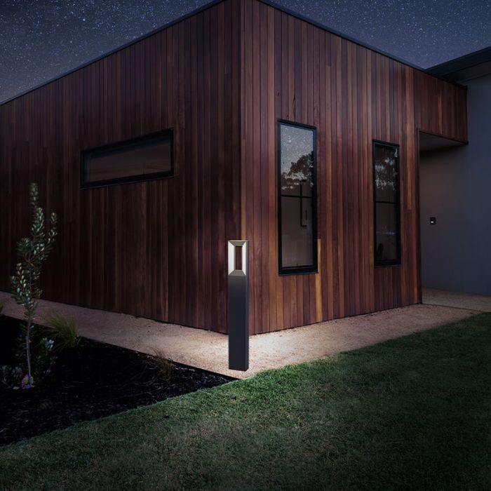 Lampada da esterno nero in alluminio, Larisa, 5W, 3000K LED, IP44