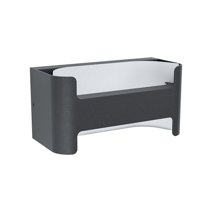 Lampada da esterno bianca in alluminio, Lard, 4,8W, 3000K LED, IP44