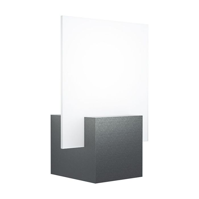 Lampada da esterno nera in alluminio, Lilith, 6W, 3000K LED, IP44