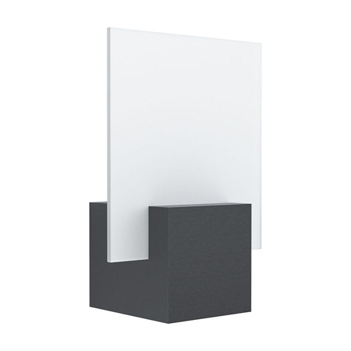 Lampada da esterno nera in alluminio, Lilith, 6W, 3000K LED, IP44