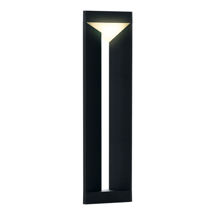 Lampada da esterno nero in alluminio, Lyke, 10W, 3000K LED, IP54