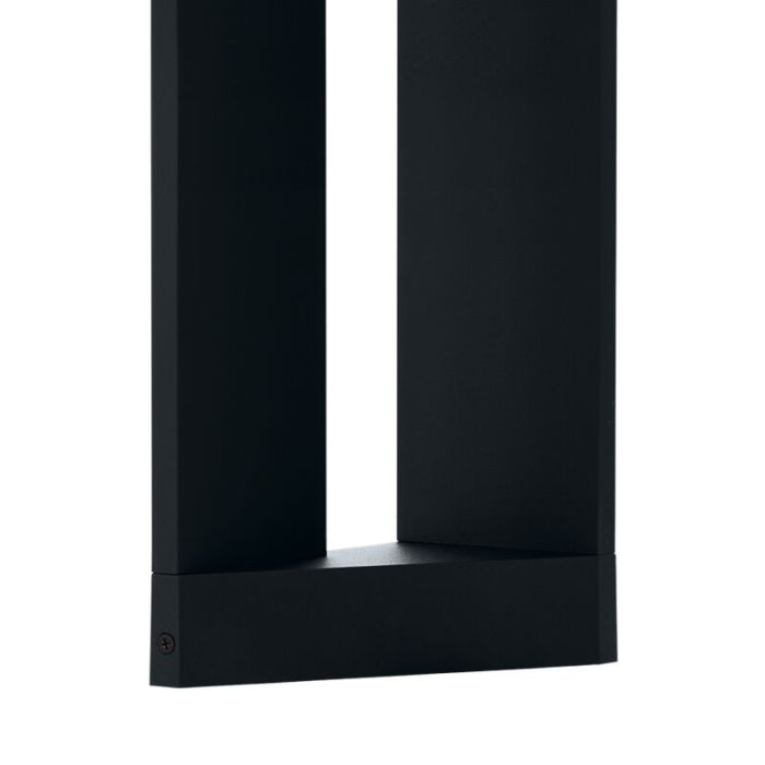 Lampada da esterno nero in alluminio, Lyke, 10W, 3000K LED, IP54