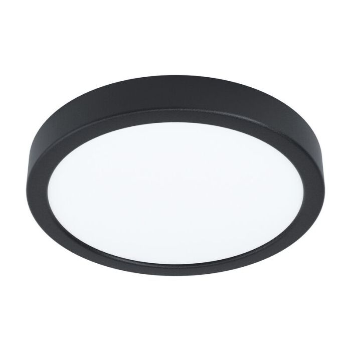 Lampada da soffitto nera in acciaio, Pascale, 16W, 4000K LED
