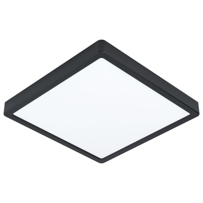 Lampada da soffitto nera in acciaio, Pascale, 20W, 3000K LED