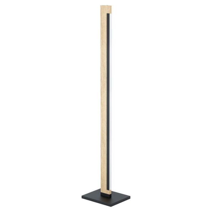 Lampada da terra in legno marrone, Ludovica, 22W, 3000K LED, con interruttore