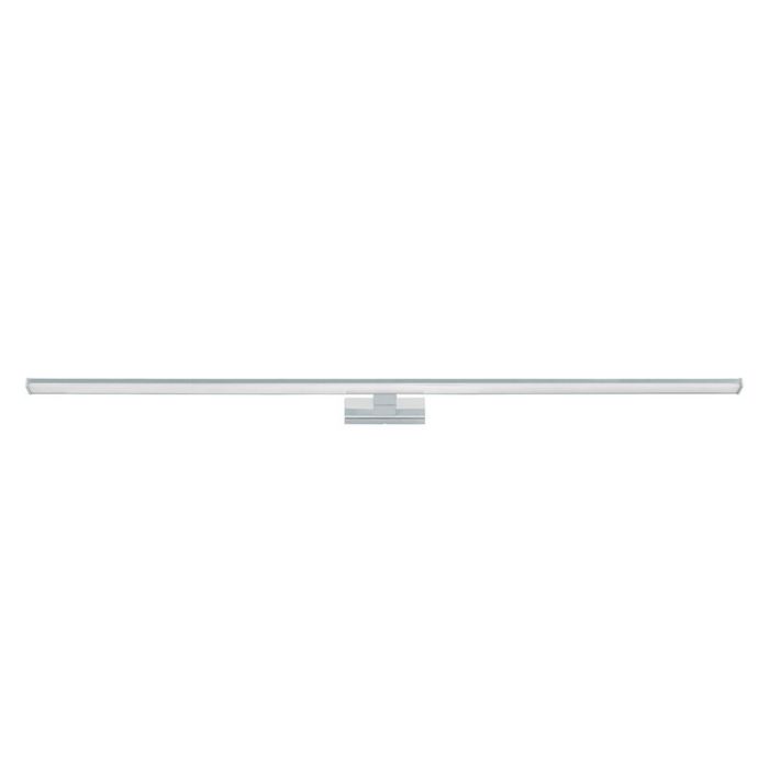 Lampada per specchio cromata in plastica, Nancy, 13,5W, 4000K LED, IP44