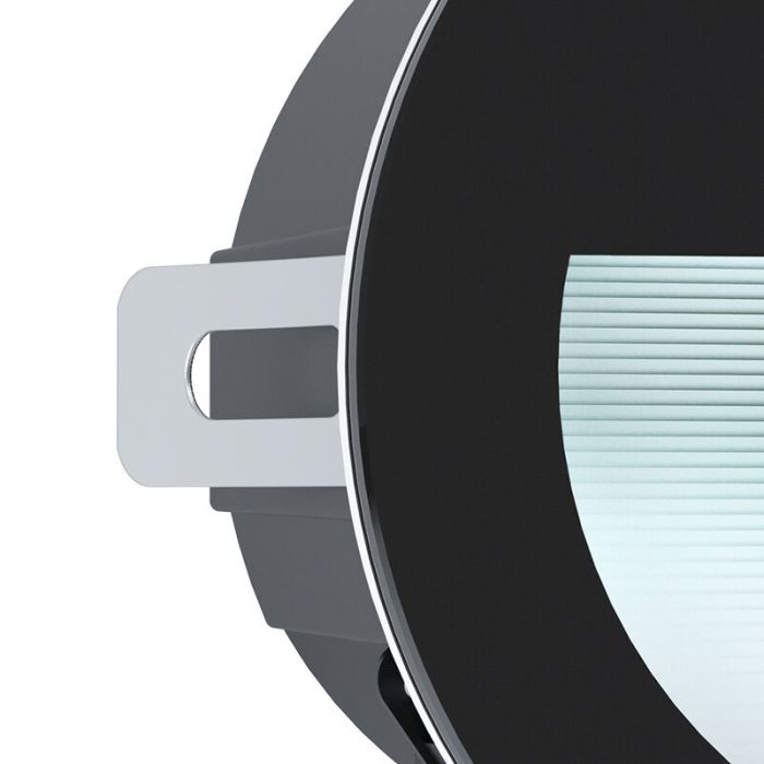Applique da esterno da incasso nera in alluminio, Luigino, 2,5W, 4000K LED, IP65