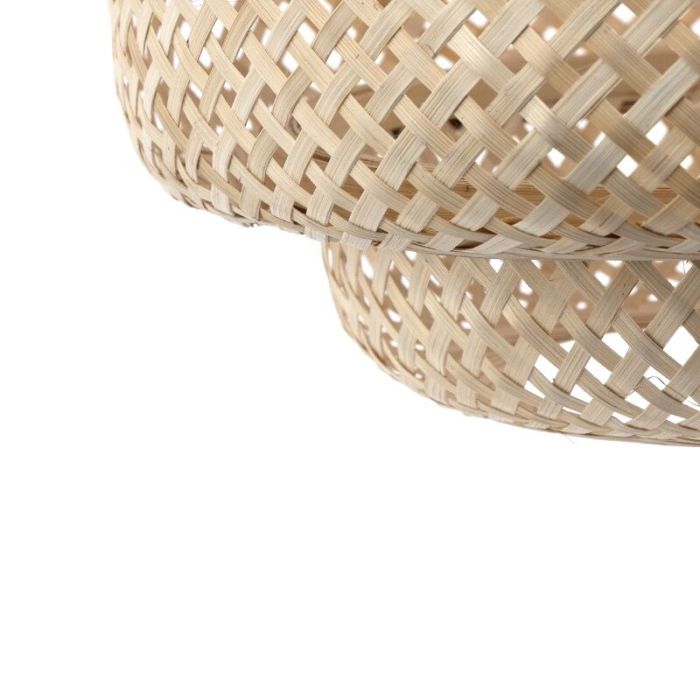 Lampada a sospensione in rattan marrone, Jetze