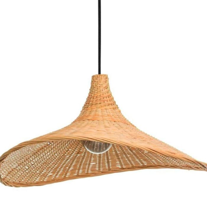 Lampada a sospensione in rattan marrone, Jettie