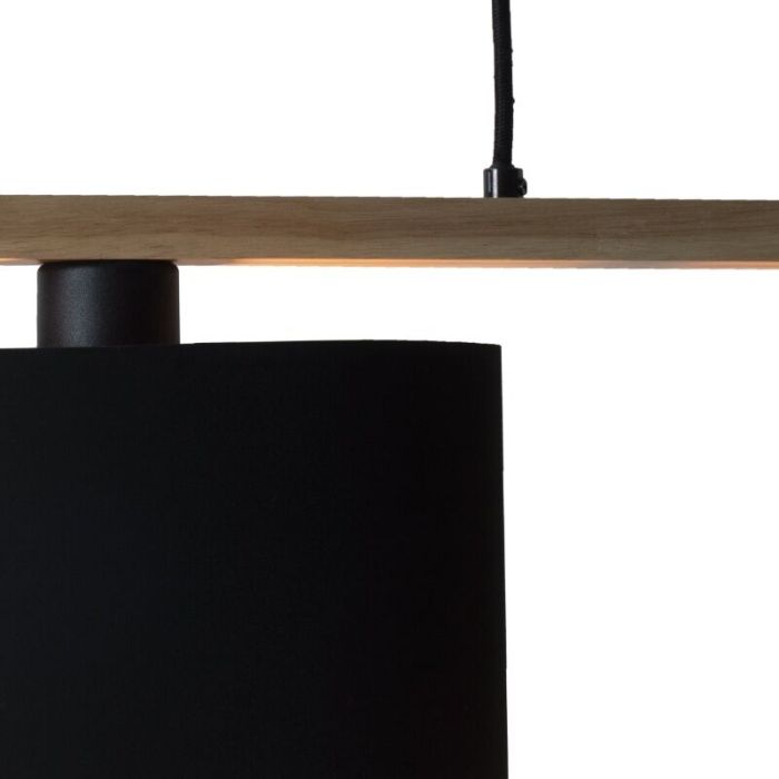 Lampada a sospensione in legno marrone, Magali