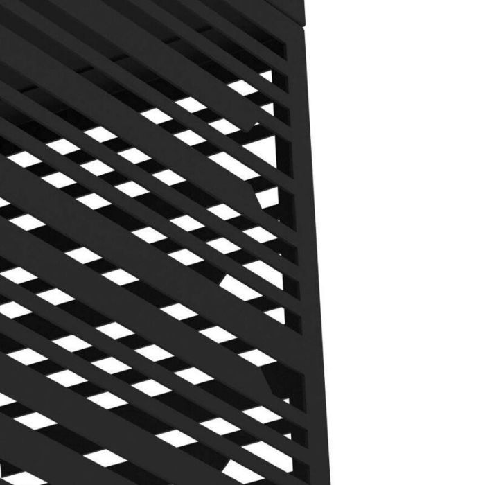 Lampada da soffitto nera in alluminio, Lennaert