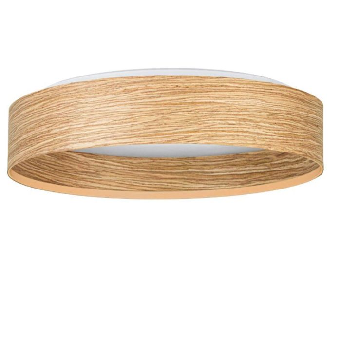 Plafoniera marrone in alluminio, Jolene, 24W, 3000K LED