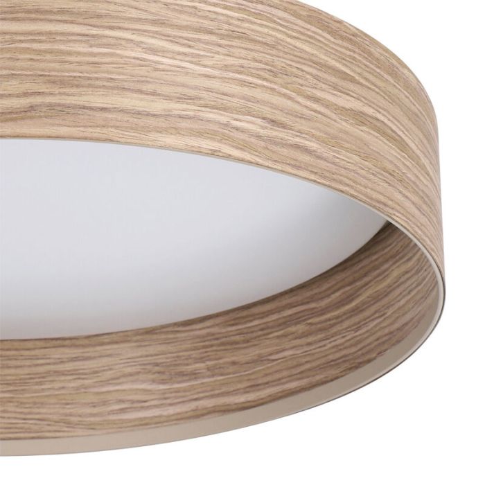 Plafoniera marrone in alluminio, Jolene, 24W, 3000K LED