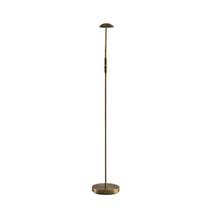 Piantana da lettura da terra in ottone moderna, Salvador, 5W, 3000K LED, con interruttore