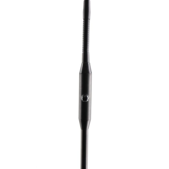 Piantana da lettura da terra nera moderna, Salvador, 5W, 3000K LED, con interruttore