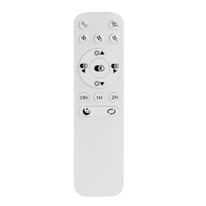 Ventilatore da soffitto nero in plastica, Joske, 40W, bianco regolabile tra caldo e freddo LED, con telecomando
