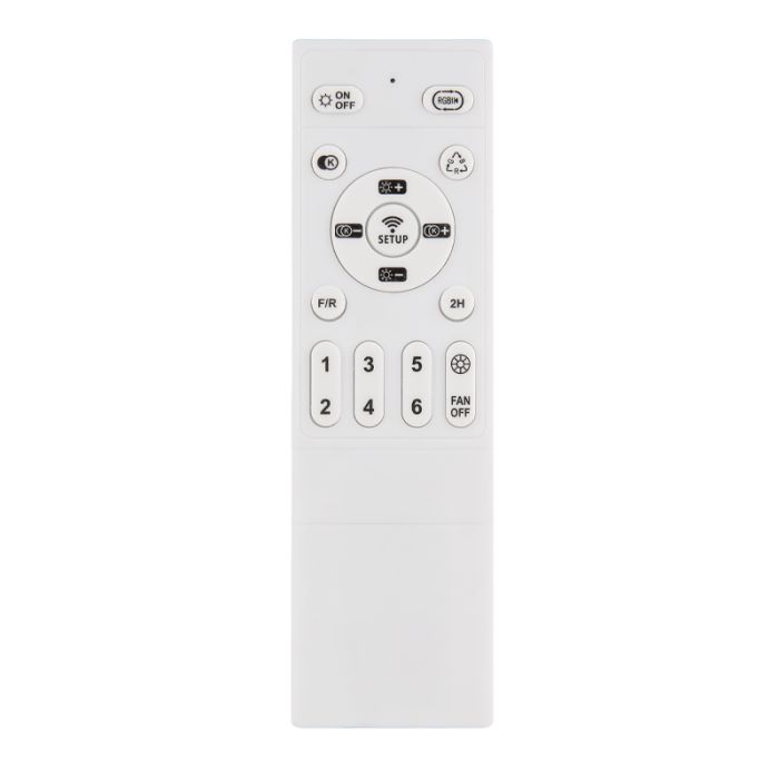 Ventilatore da soffitto nero in plastica, Lenard, 40W, bianco regolabile tra caldo e freddo LED, con telecomando