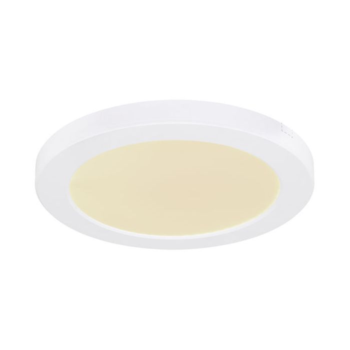 Plafoniera bianca in plastica, Cage, 18W, colore regolabile LED