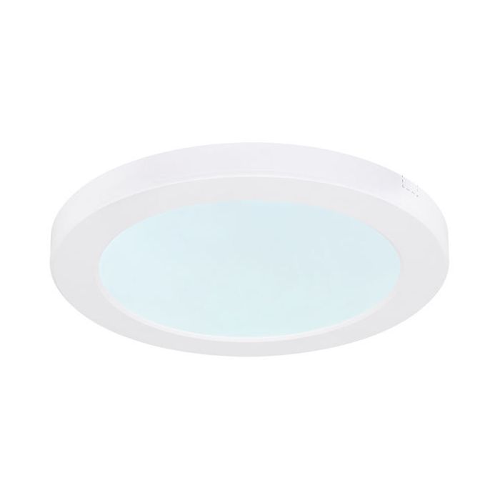 Plafoniera bianca in plastica, Cage, 18W, colore regolabile LED
