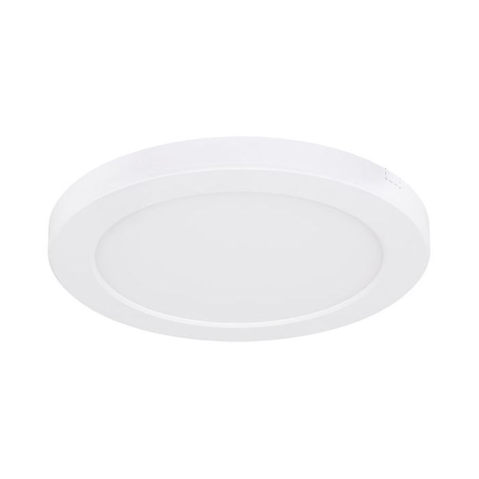 Plafoniera bianca in plastica, Cage, 18W, colore regolabile LED