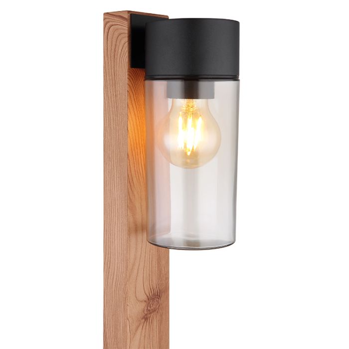 Lampada da esterno marrone in acciaio inossidabile, Kiymet, IP44