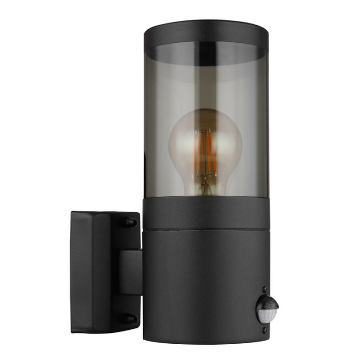 Lampada da esterno nera in acciaio inossidabile, Lambert, IP44
