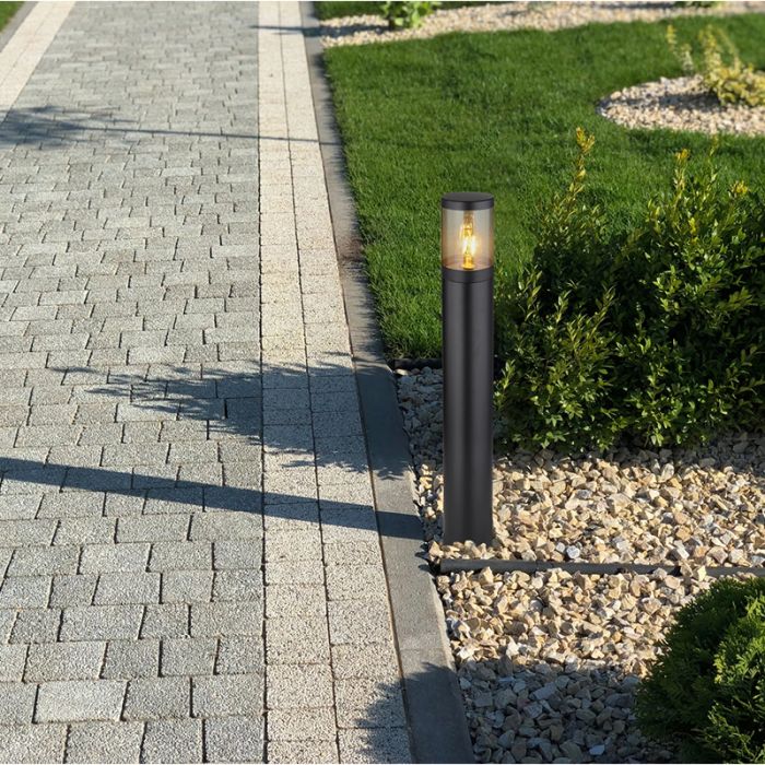 Lampada da esterno nera in acciaio inossidabile, Lambert, IP44