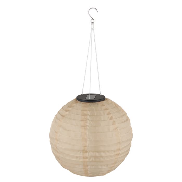 Lampada da esterno beige in plastica, Moad, 0,5W, 2700K LED, IP44, con interruttore