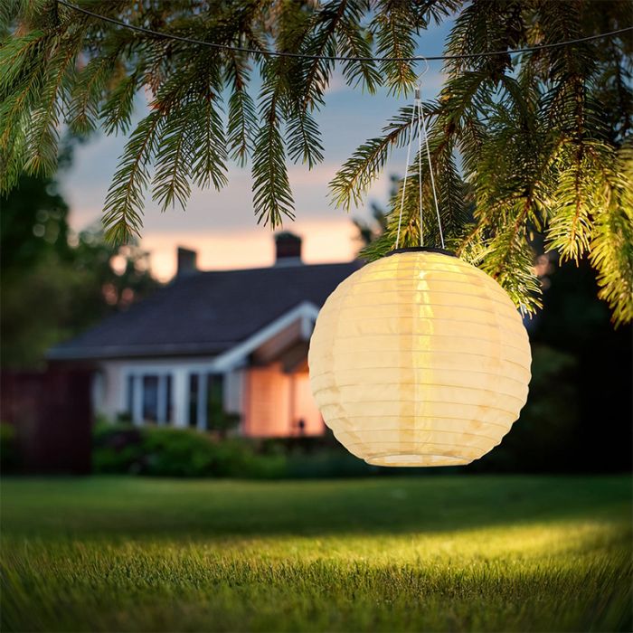 Lampada da esterno beige in plastica, Moad, 0,5W, 2700K LED, IP44, con interruttore