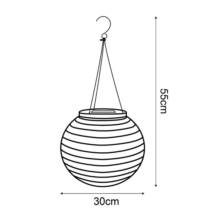 Lampada da esterno beige in plastica, Moad, 0,5W, 2700K LED, IP44, con interruttore