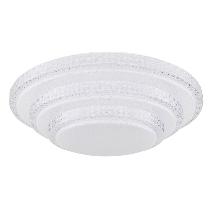 Plafoniera smart bianca metallo, Aldin, 30W, bianco regolabile tra caldo e freddo LED