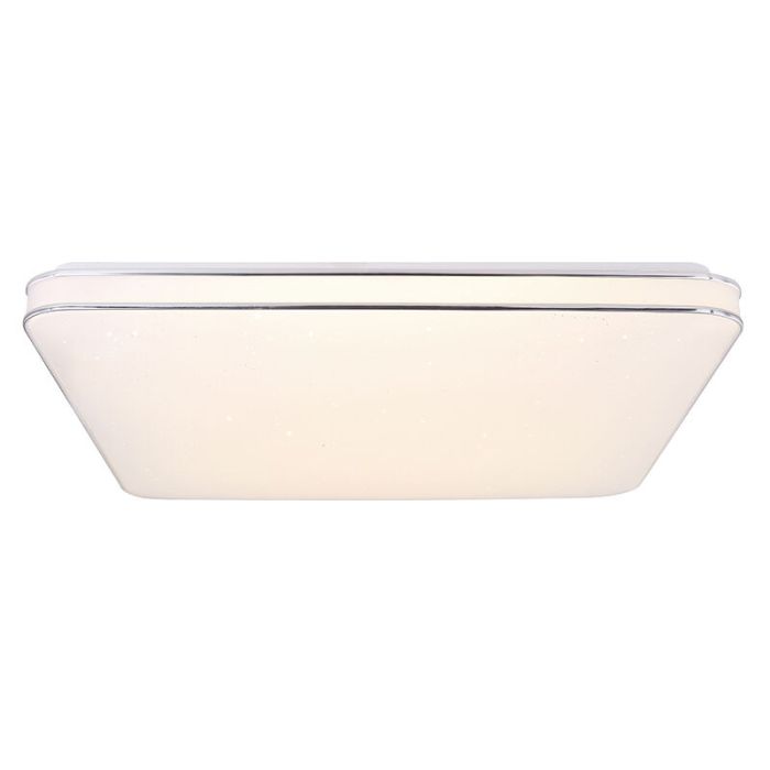 Plafoniera smart bianca metallo, Alison, 48W, bianco regolabile tra caldo e freddo LED