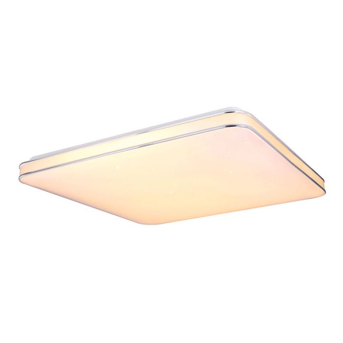 Plafoniera smart bianca metallo, Alison, 48W, bianco regolabile tra caldo e freddo LED