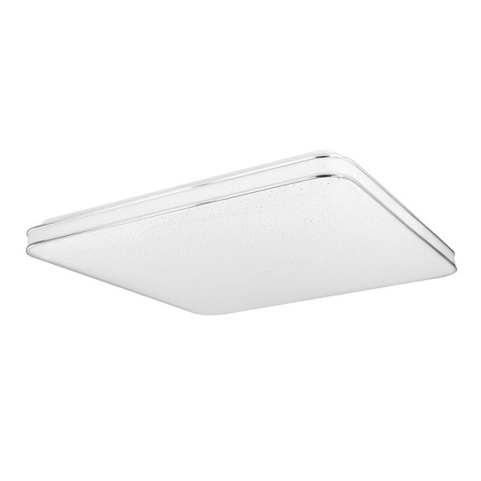 Plafoniera smart bianca metallo, Alison, 48W, bianco regolabile tra caldo e freddo LED