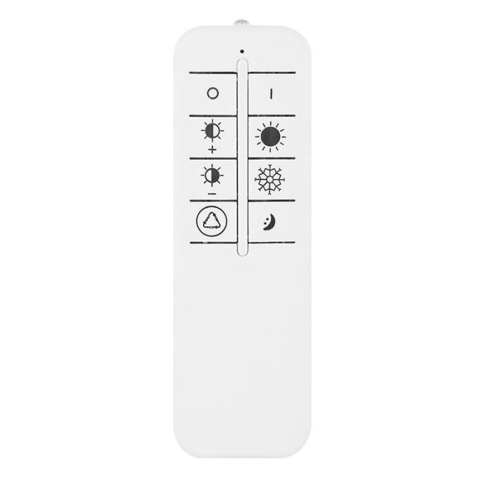 Plafoniera smart bianca metallo, Alison, 48W, bianco regolabile tra caldo e freddo LED