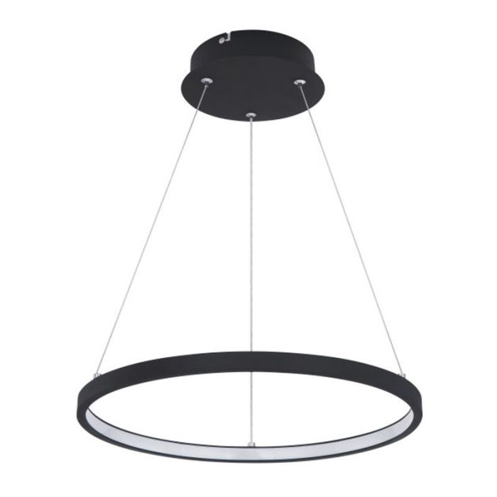 Lampade a sospensione per tavolo da pranzo nera metallo, Jeana, 19W, 3000K LED