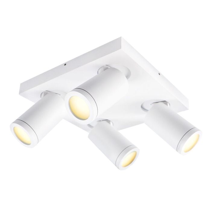 Faretto da soffitto bianco moderno, Kenan, IP44