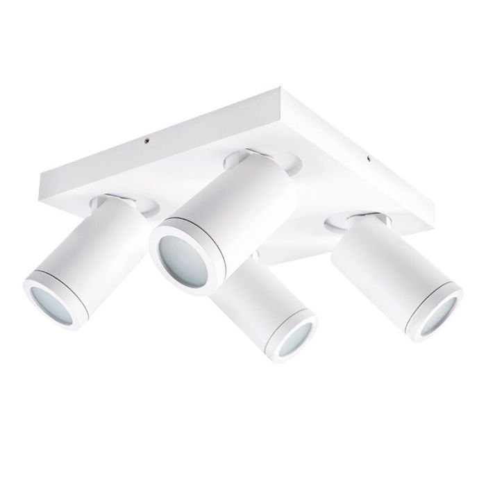 Faretto da soffitto bianco moderno, Kenan, IP44