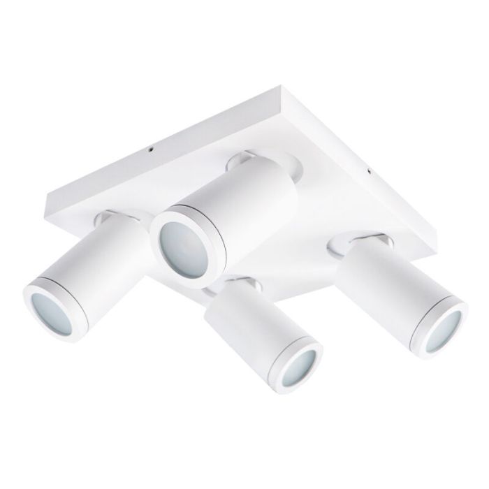 Faretto da soffitto bianco moderno, Kenan, IP44