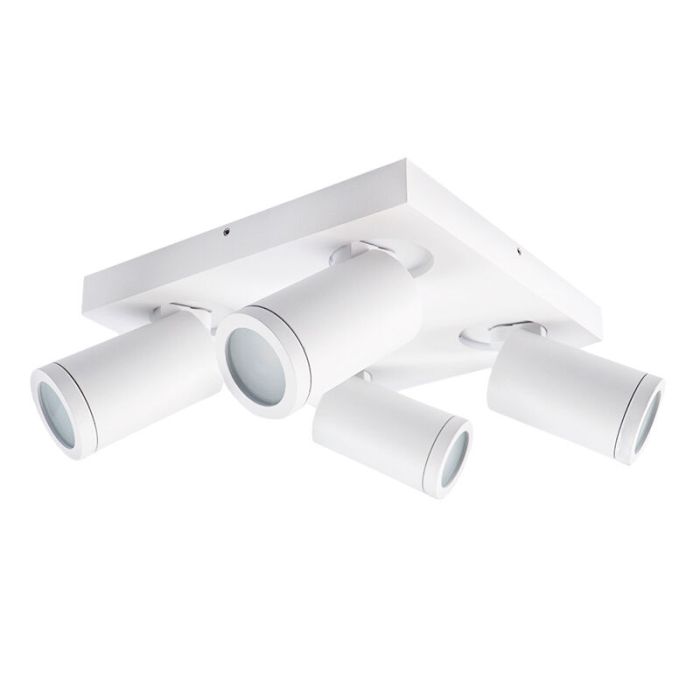 Faretto da soffitto bianco moderno, Kenan, IP44