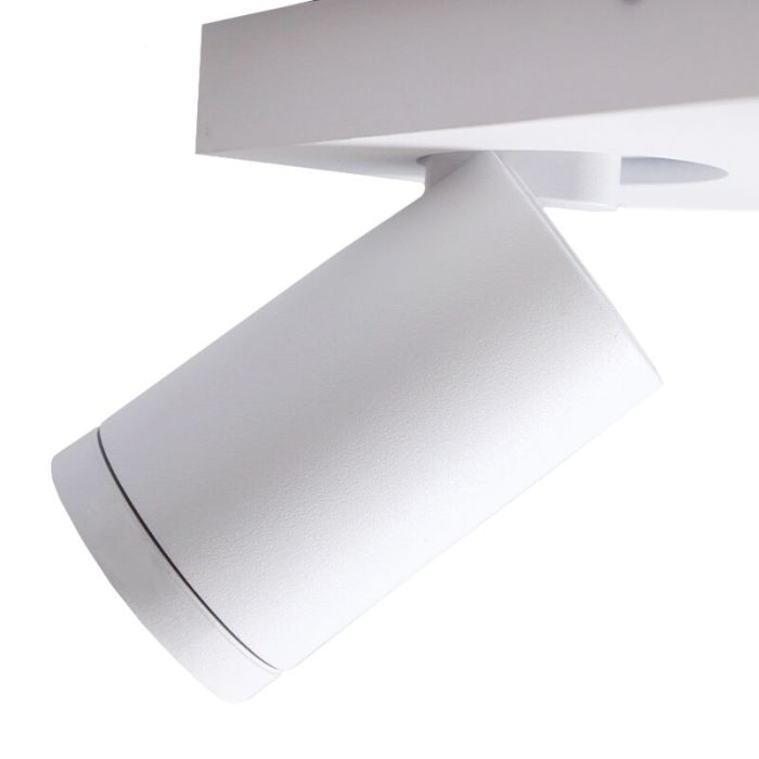 Faretto da soffitto bianco moderno, Kenan, IP44