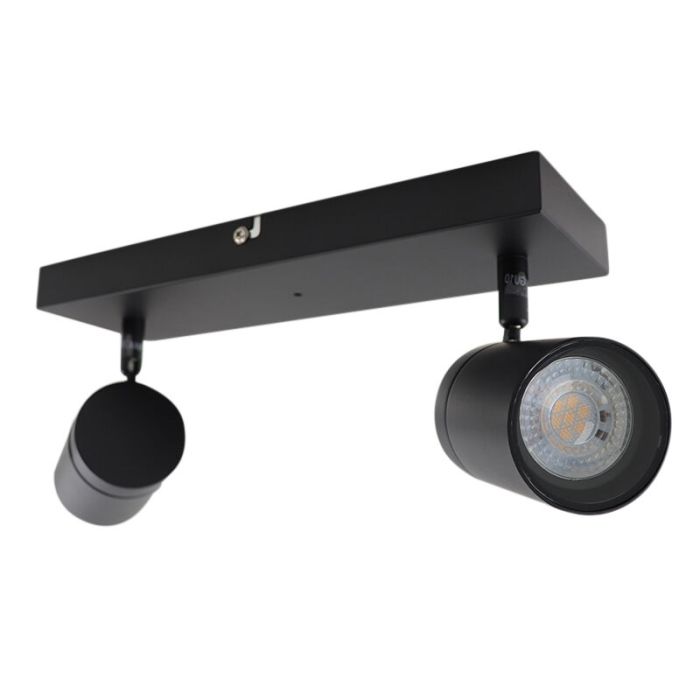 Faretto da soffitto nero moderno, Ciara, IP44