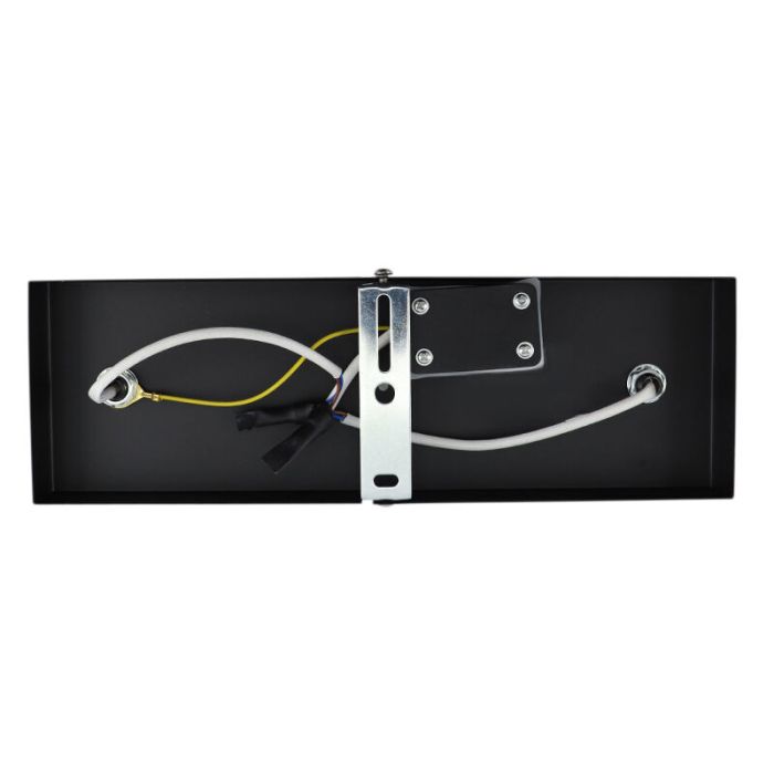 Faretto da soffitto nero moderno, Ciara, IP44