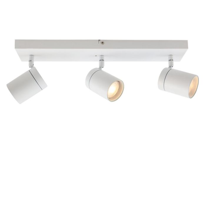 Faretto da soffitto bianco moderno, Ciara, IP44