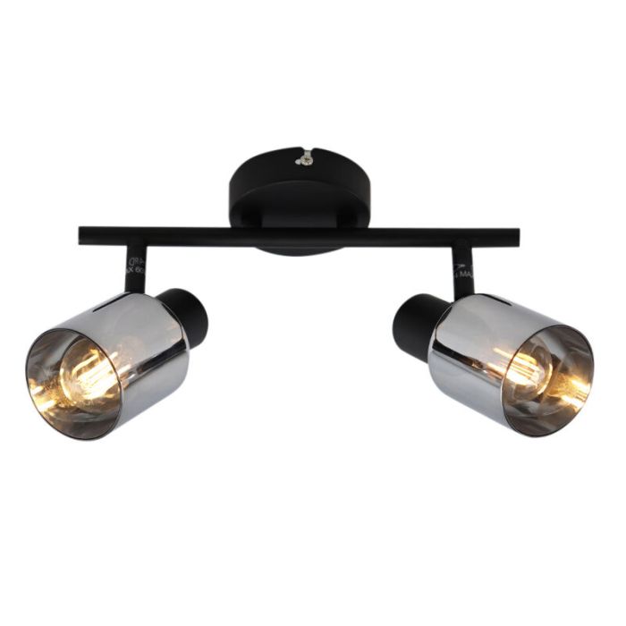 Faretto da soffitto nero design, Crystal