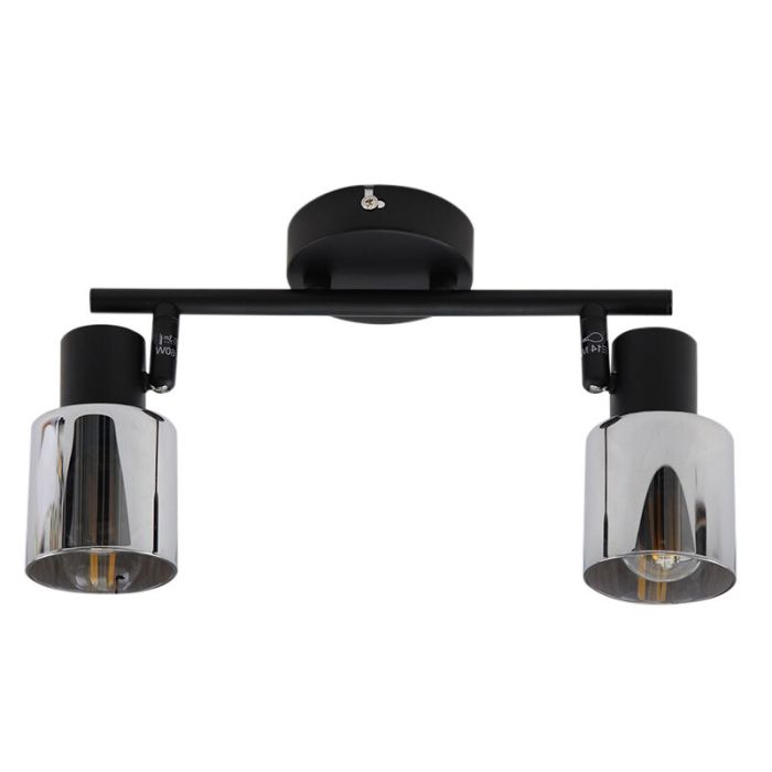 Faretto da soffitto nero design, Crystal