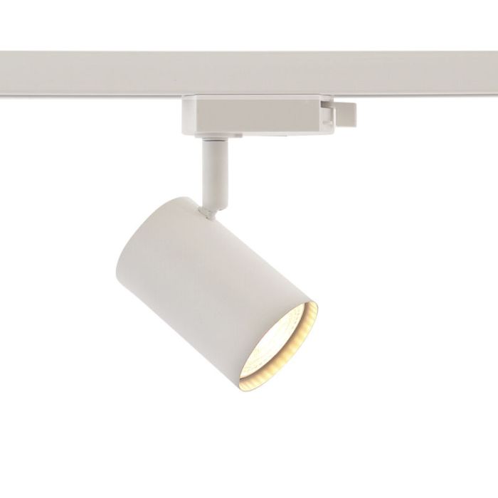 1M sistema di illuminazione a binario monofasico bianco + 3 Elena faretti a binario