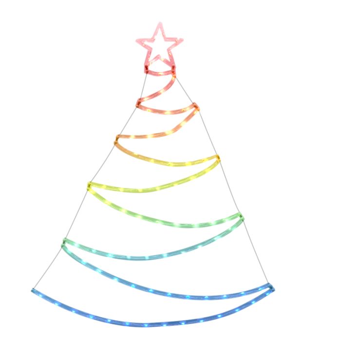 Albero di Natale illuminato RGB